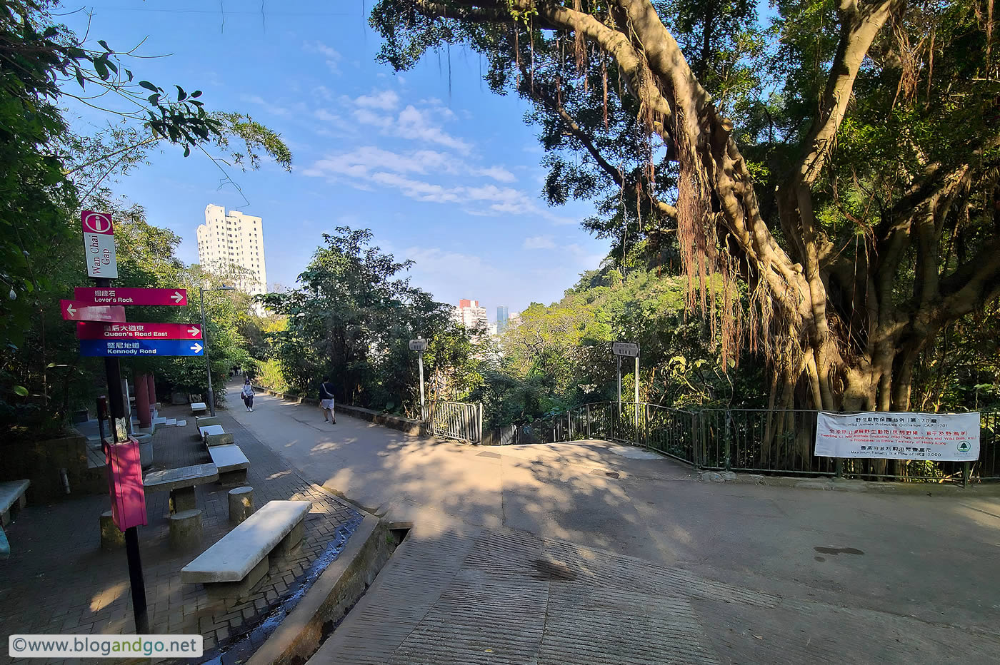 Bowen Road to Central - Wan Chai Gap Junction